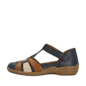 Remonte ballerines r7601 marine multicouleurs