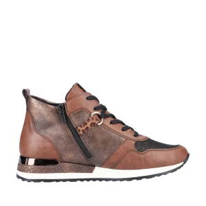 Remonte baskets r2574  25 marron multicouleurs