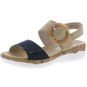 Remonte nu pieds sandales r6853 marine multicouleurs