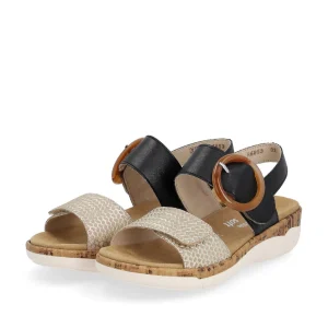 Remonte nu pieds sandales r6853 marine multicouleurs