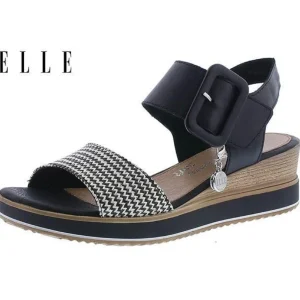 Remonte nu pieds sandales d6453 01 noir
