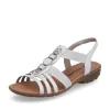Remonte nu pieds sandales r3654 80 blanc
