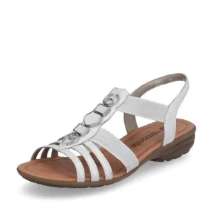 Remonte nu pieds sandales r3654 80 blanc
