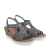 Remonte nu pieds sandales r6264 12 bleu