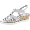 Remonte nu pieds sandales r6264 80 argent
