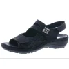 Remonte nu pieds sandales d7647 01 noir