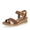 Remonte nu pieds sandales d3067 marron multicouleurs