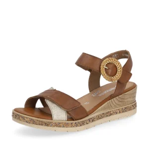 Remonte nu pieds sandales d3067 marron multicouleurs