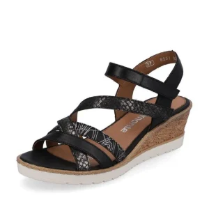 Remonte nu pieds sandales r6251 02 noir