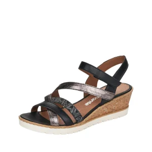Remonte nu pieds sandales r6251 noir