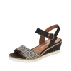 Remonte nu pieds sandales r6258 noir