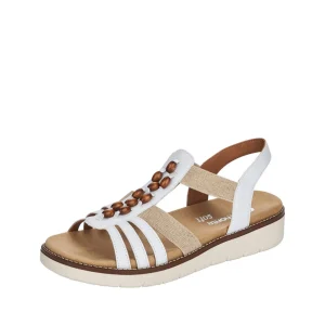 Remonte nu pieds sandales d2065 blanc