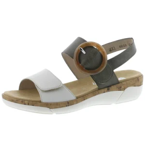 Remonte nu pieds sandales r6853 vert