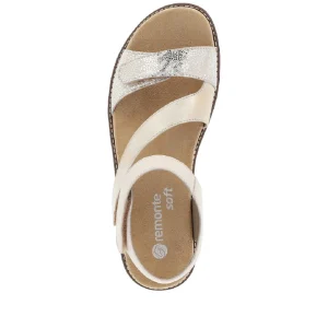 Remonte nu pieds sandales d2050 beige or