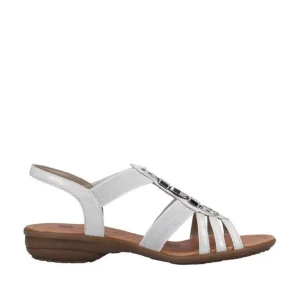 Remonte nu pieds sandales r3654 80 blanc