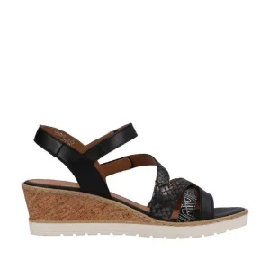 Remonte nu pieds sandales r6251 02 noir