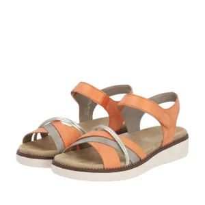 Remonte nu pieds sandales d2058 orange