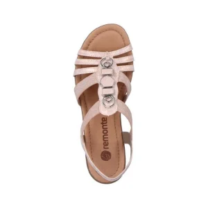 Remonte nu pieds sandales r3654 31 rose poudre