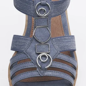 Remonte nu pieds sandales r6264 12 bleu