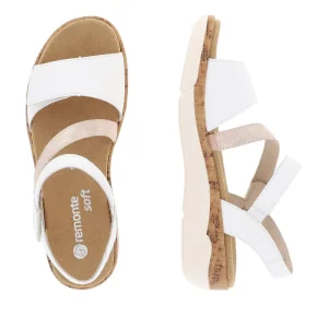 Remonte nu pieds sandales r6860 vert