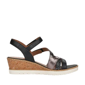 Remonte nu pieds sandales r6251 noir