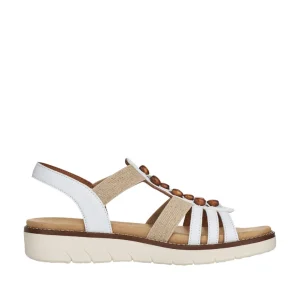 Remonte nu pieds sandales d2065 blanc