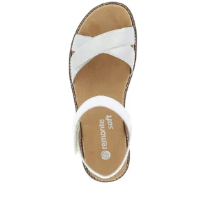 Remonte nu pieds sandales d2049 beige or