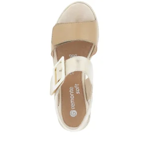 Remonte nu pieds sandales d1p50 beige