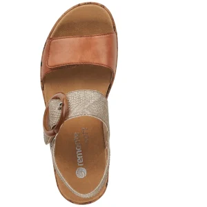 Remonte nu pieds sandales r6853 marron