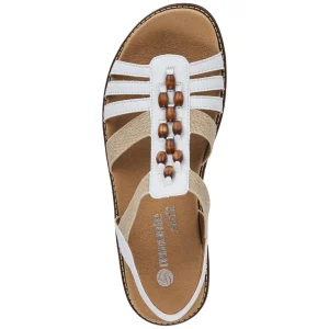Remonte nu pieds sandales d2065 blanc