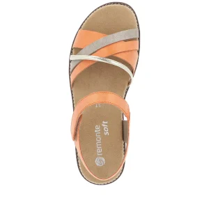 Remonte nu pieds sandales d2058 orange