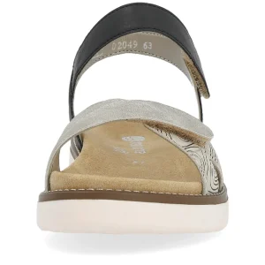 Remonte nu pieds sandales d2049 beige multicouleurs