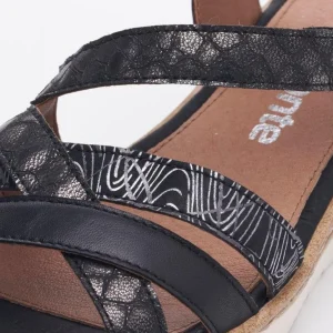 Remonte nu pieds sandales r6251 02 noir