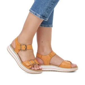 Remonte nu pieds sandales d1j51 orange