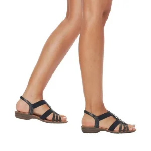 Remonte nu pieds sandales r3654 01 noir