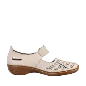 Rieker ballerines 41369 beige