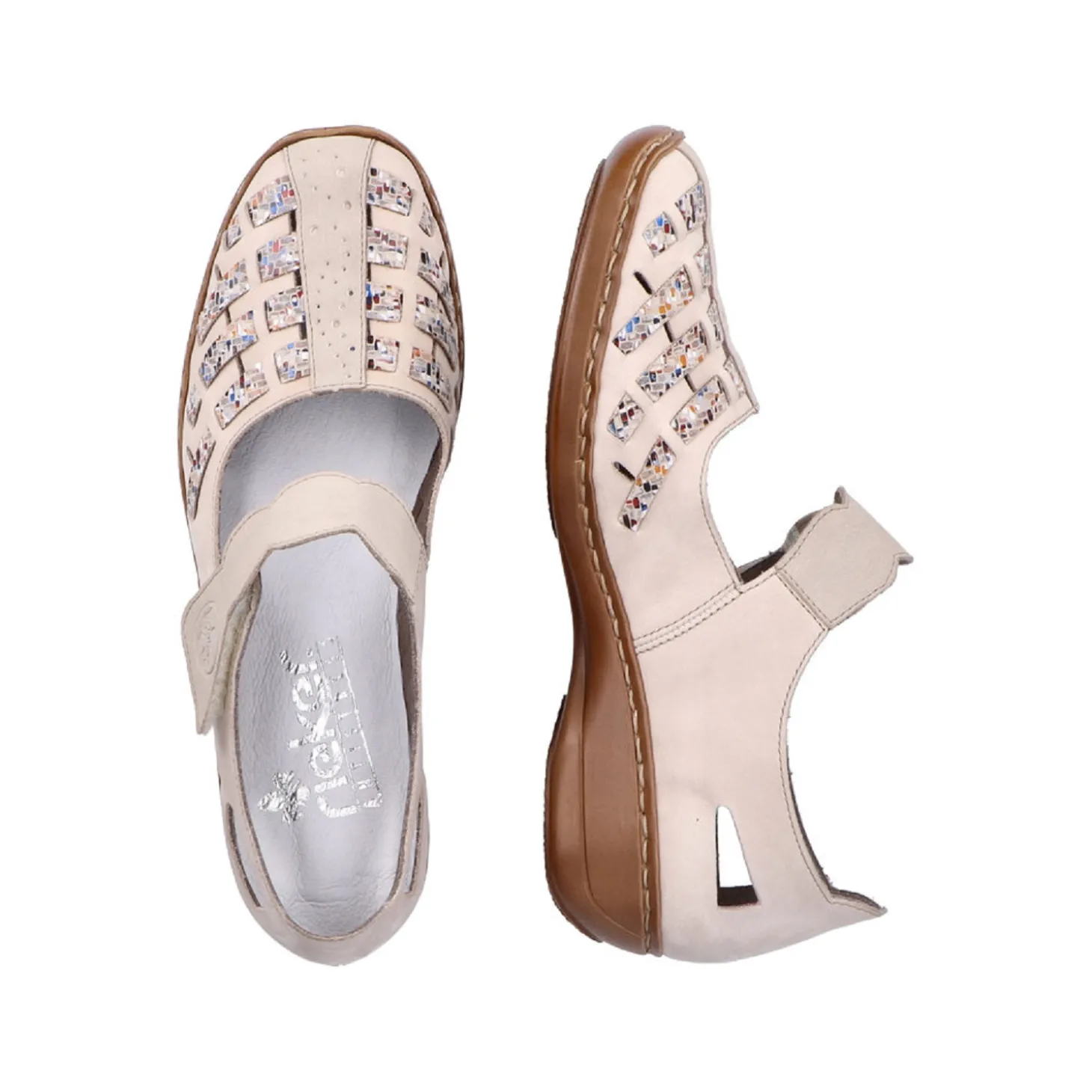 rieker_ballerines__beige_4.webp Rieker ballerines 41369 beige