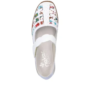 Rieker ballerines 41369 blanc