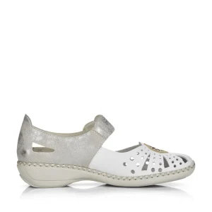 Rieker ballerines 41368 blanc