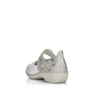 Rieker ballerines 41368 blanc