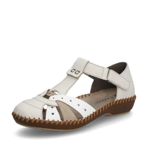 Rieker ballerines m1655 blanc beige
