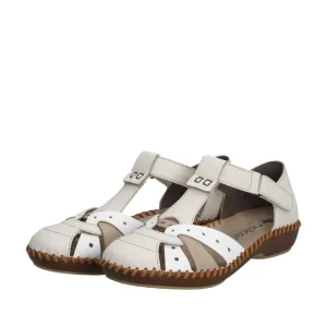 Rieker ballerines m1655 blanc beige
