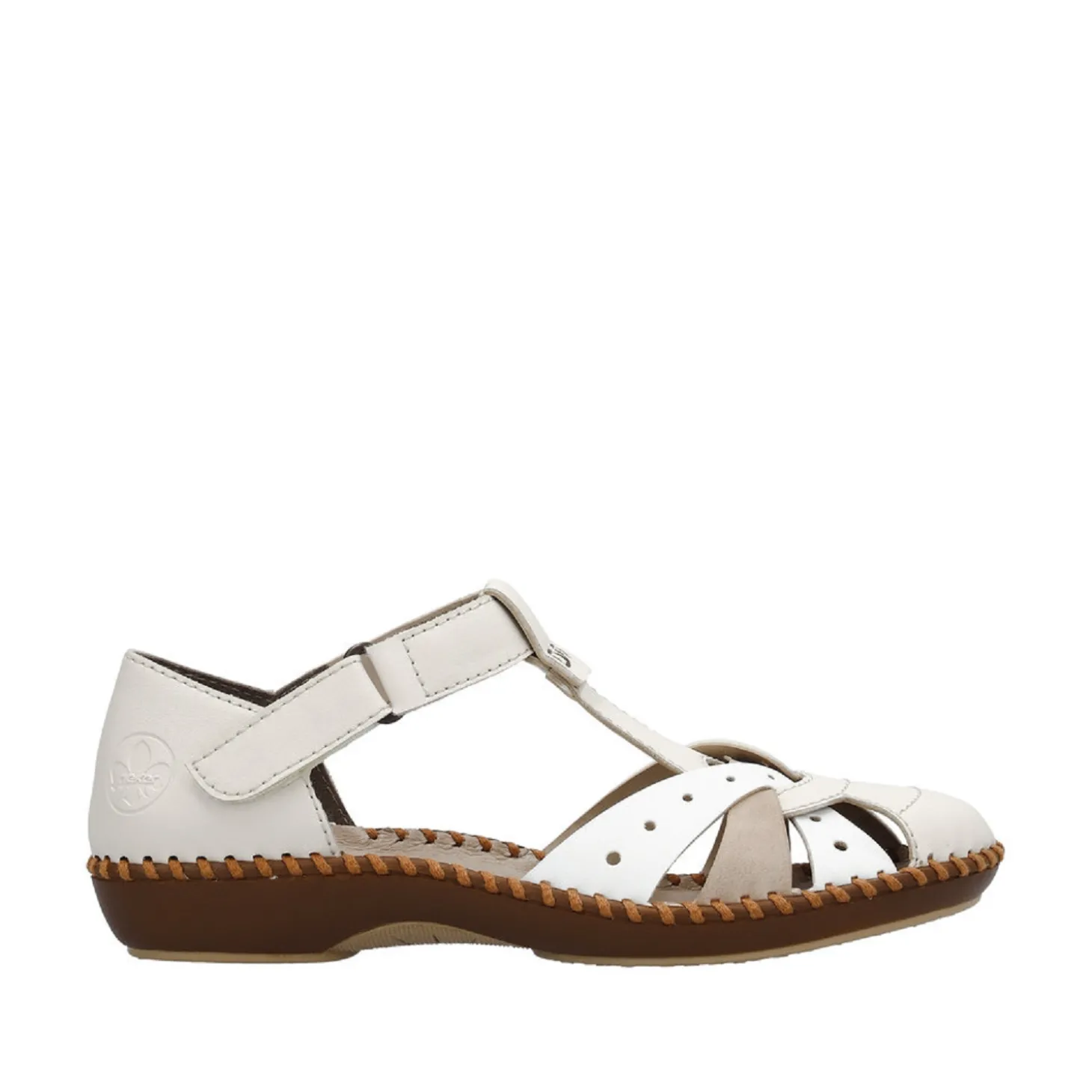rieker_ballerines_m_blanc_4.webp Rieker ballerines m1655 blanc beige