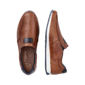 Rieker mocassins derbies 11962 marron