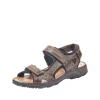 Rieker nu pieds et sandales 26061 marron