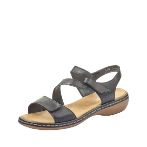 Rieker nu pieds sandales 659c7 noir