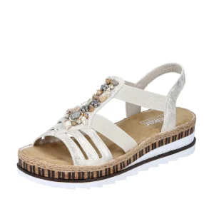 Rieker nu pieds sandales v7949 beige