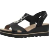 Rieker nu pieds sandales 67498 noir