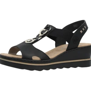 Rieker nu pieds sandales 67498 noir
