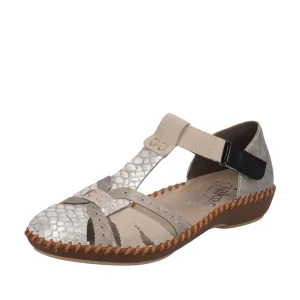 Rieker nu pieds sandales m1650 blanc